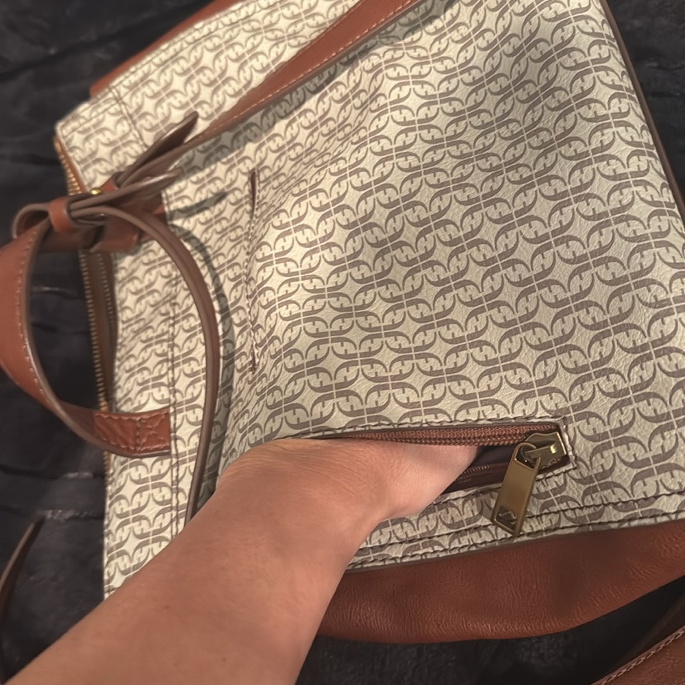 Fossil Backpack/Purse With Multiple Pockets. Adju… - image 8